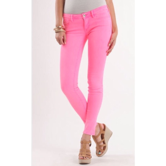 Hot Pink Skinny Jeans
