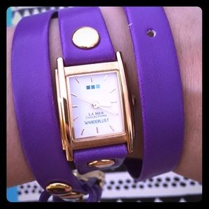 La Mer Collections Wanderlust purple watch La Mer Collections Wanderlust purple watch