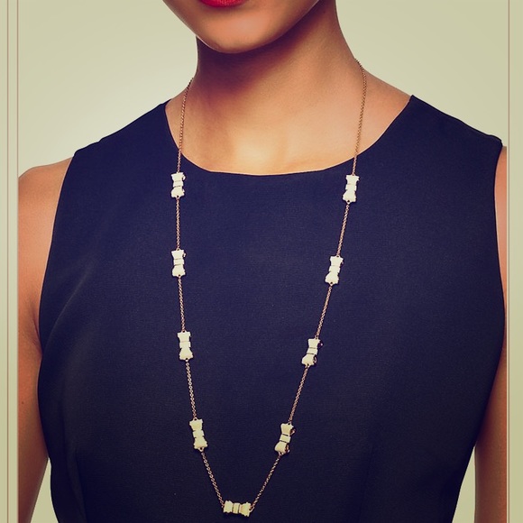 Like New Kate Spade Take a Bow Long Necklace