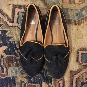 dolce vita black loafers