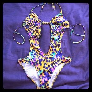 Cheeta Print Monokini