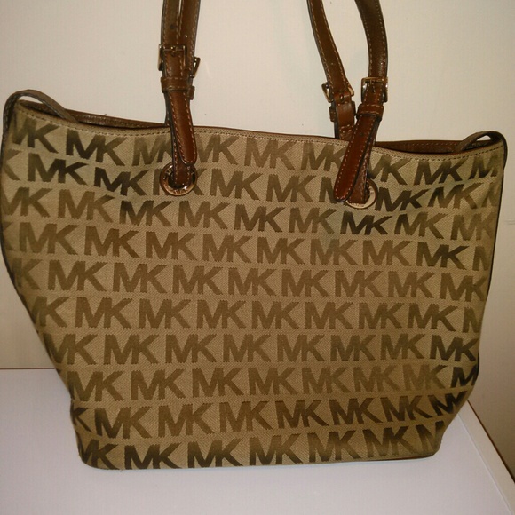 Large Brown Michael Kors tote