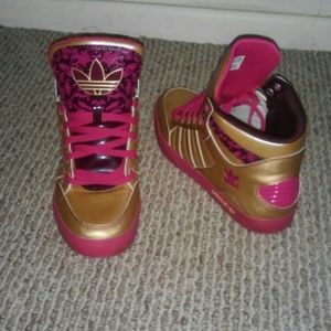 Pink and Gold New adidas original