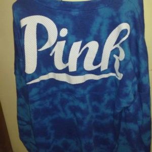 Blue pink sweatshirt