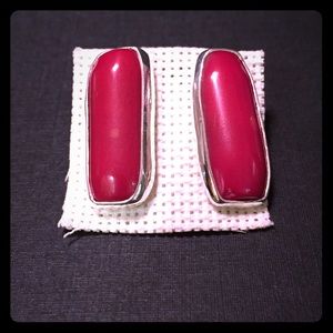 100% silver earrings