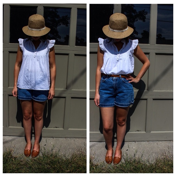 White cotton Gap top