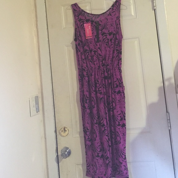 Black and purple jumpsuit!