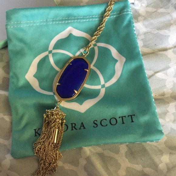 Kendra Scott Rayne Necklace cobalt - Picture 1 of 1