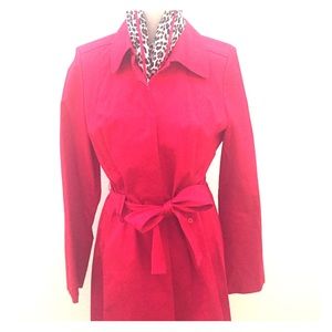 Beautiful Red Rain Jacket