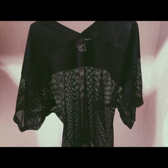 Oversized Givenchy Inspired Mesh Shirt