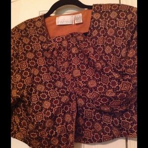 Light Moto jacket, with little gold beads