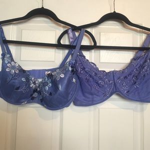 Victoria Secret and Donna Karen bras