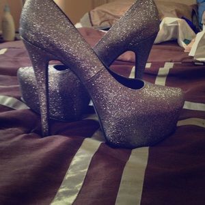 Glittery Steve Madden shoes