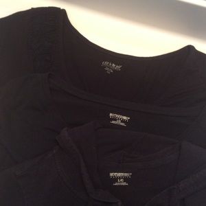 Maternity 3 black shirt bundle