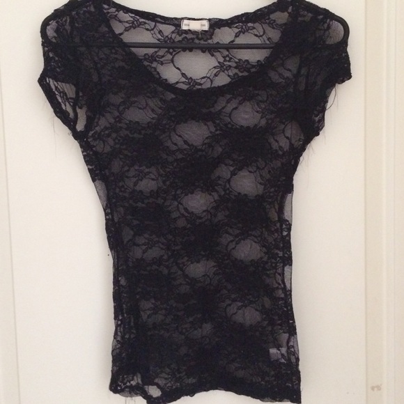 SEE THROUGH LACE SHIRT