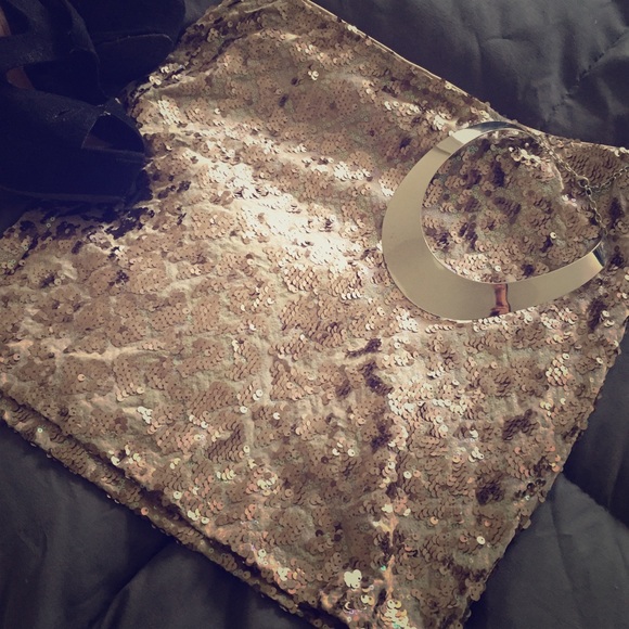 Leopard Cheetah Print Sequined Bandage Skirt - Picture 1 of 4