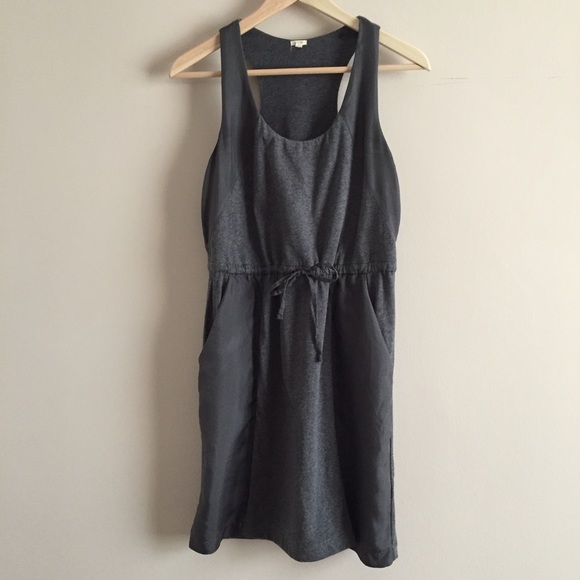 J. Crew Dresses & Skirts - sale | racerback dress in charcoal grey