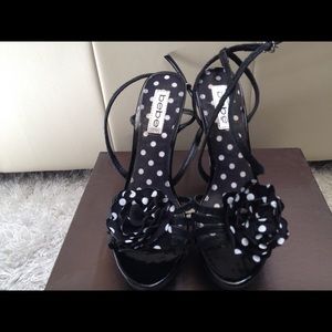 Bebe black high heels