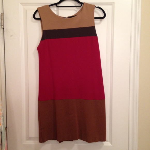 Color block dress.