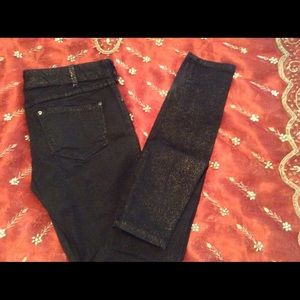 Free People skinny black jeans size 29