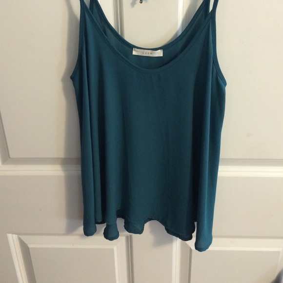 Teal Sheer LUSH tank