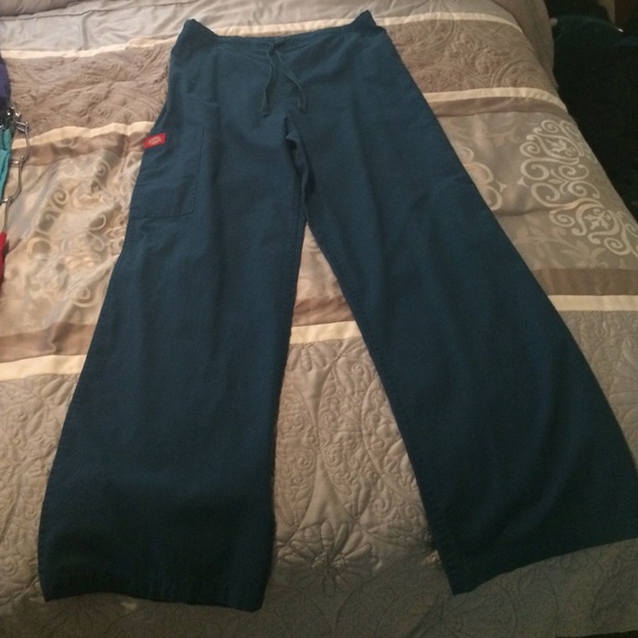 Caribbean blue scrub pants