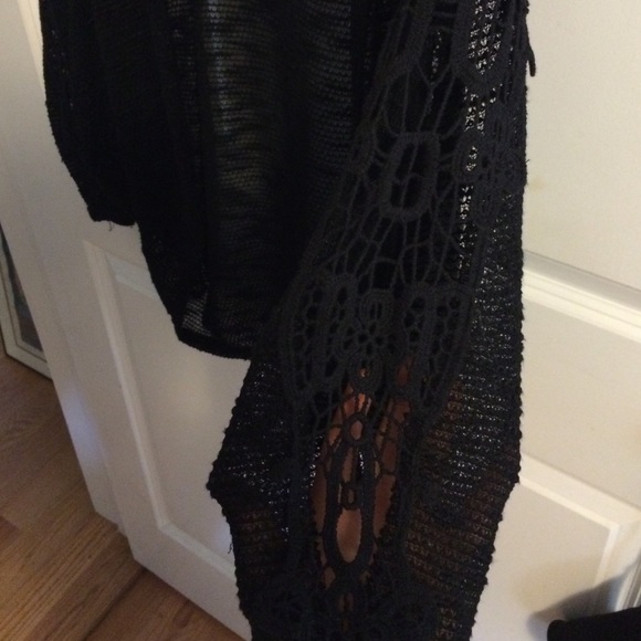 Black Knit Cardigan - Picture 2 of 3