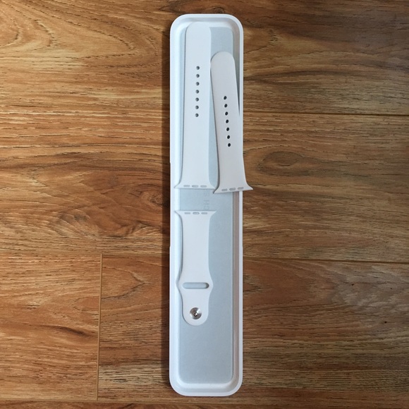 White Apple Sports Watch 42mm Band