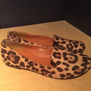 Leopard Print Loafers