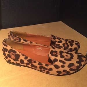 Leopard Print Loafers