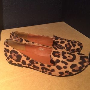 Leopard Print Loafers
