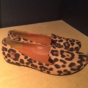 Leopard Print Loafers