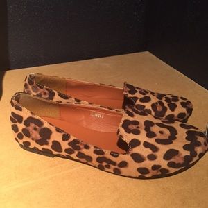 Leopard Print Loafers