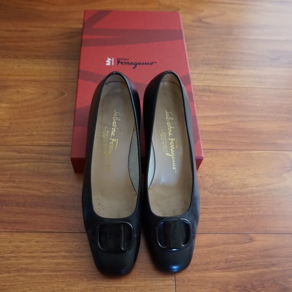 Salvatore Ferragamo Black Shoes