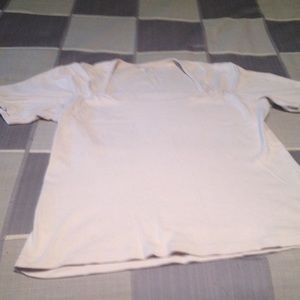 Square neck cotton Tee.