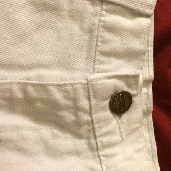 White Jean Shorts - Picture 2 of 4