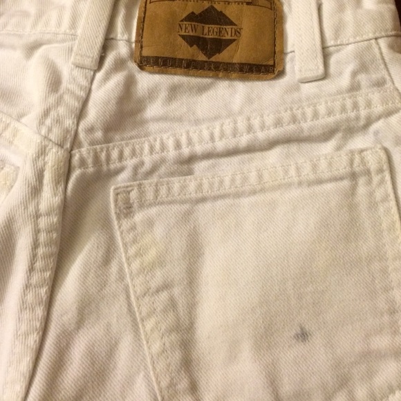 White Jean Shorts - Picture 4 of 4