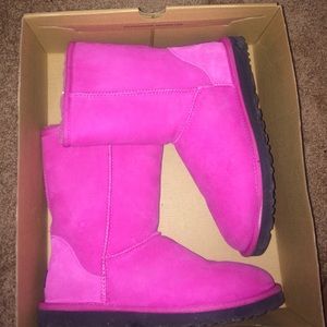 Pink authentic uggs