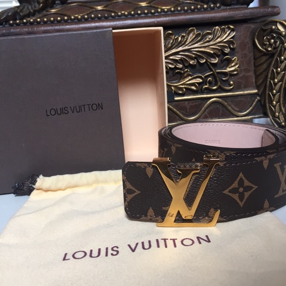 Louis Vuitton Monogram belt authentic