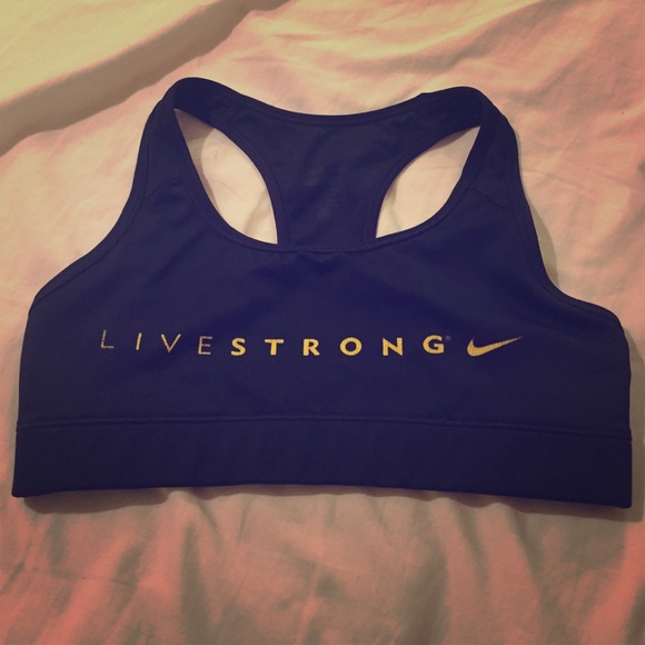 Nike live strong bra