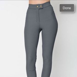 American Apparel Riding Pant in Grey