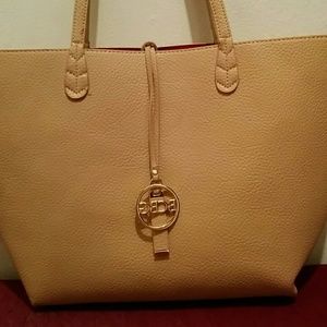 BCBG reversible tote bag.
