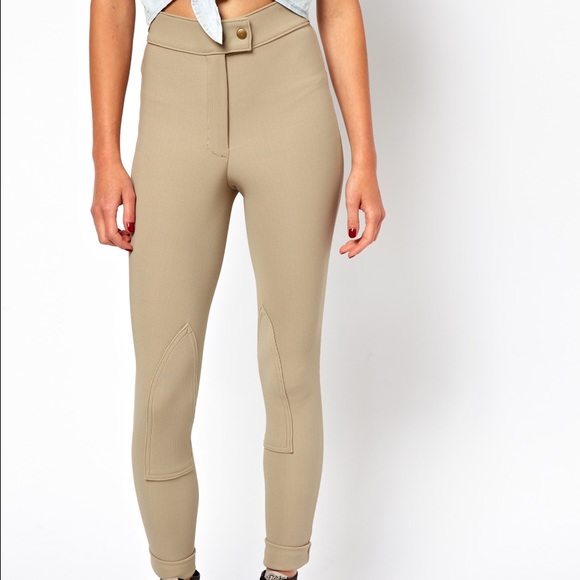 American Apparel Riding Pant in Taupe