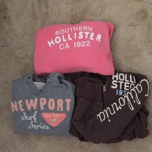 Bundle of Hollister Hoodies! NWOT✨