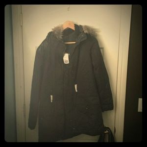 Forever 21 Black Parka