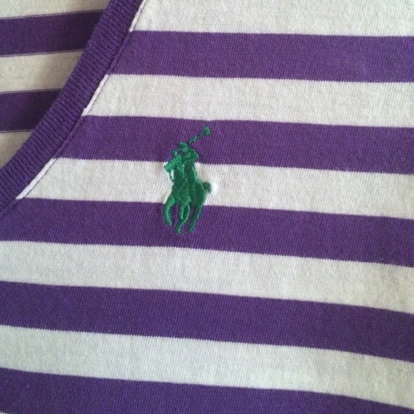 Striped Ralph Lauren V Neck - Picture 3 of 3