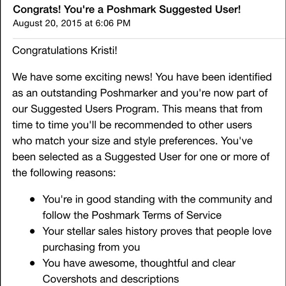 meet your posher, kristi - Picture 4 of 4