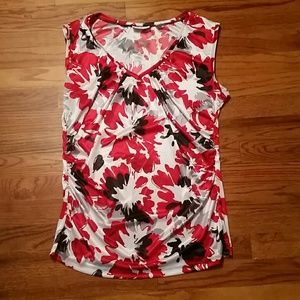 Abstract Floral Tank