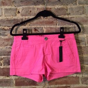 Express size 0 Neon Pink shorts