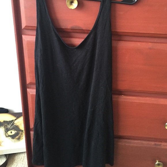 Forever 21 black low back dress